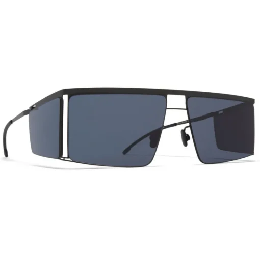 Mykita - HL001 - Mykita & Helmut Lang - Black Dark Grey - Metal Collection - Sunglasses - Mykita Eyewear - Avvenice