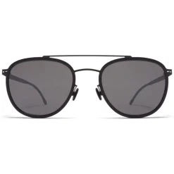 Mykita - Hops - Mykita Mylon - Black - Metal Collection - Sunglasses - Mykita Eyewear - Avvenice