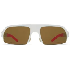 Mykita - Lost - Mykita & Bernhard Willhelm - Talc Red Brown - Metal Collection - Sunglasses - Mykita Eyewear - Avvenice