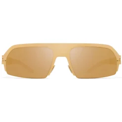 Mykita - Lost - Mykita & Bernhard Willhelm - Gold White - Metal Collection - Sunglasses - Mykita Eyewear - Avvenice