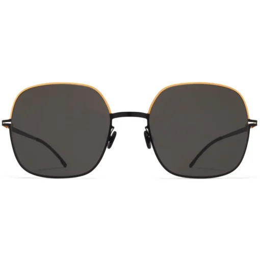 Mykita - Magda - Decades - Gold Black Dark Grey - Metal Collection - Sunglasses - Mykita Eyewear - Avvenice