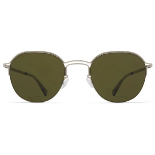 Mykita - MMCRAFT016 - Mykita & Maison Margiela - Matt Silver Black Green - Metal Collection - Sunglasses - Mykita Eyewear - Avvenice