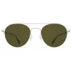 Mykita - MMCRAFT015 - Mykita & Maison Margiela - Silver Green - Metal Collection - Sunglasses - Mykita Eyewear - Avvenice