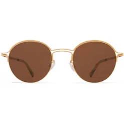 Mykita - MMCRAFT014 - Mykita & Maison Margiela - Glossy Gold Brown - Metal Collection - Sunglasses - Mykita Eyewear - Avvenice