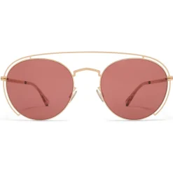 Mykita - MMCRAFT009 - Mykita & Maison Margiela - Champagne Gold Purple - Metal Collection - Sunglasses - Mykita Eyewear - Avvenice