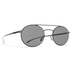 Mykita - MMESSE019 - Mykita & Maison Margiela - Black Grey - Metal Collection - Sunglasses - Mykita Eyewear - Avvenice
