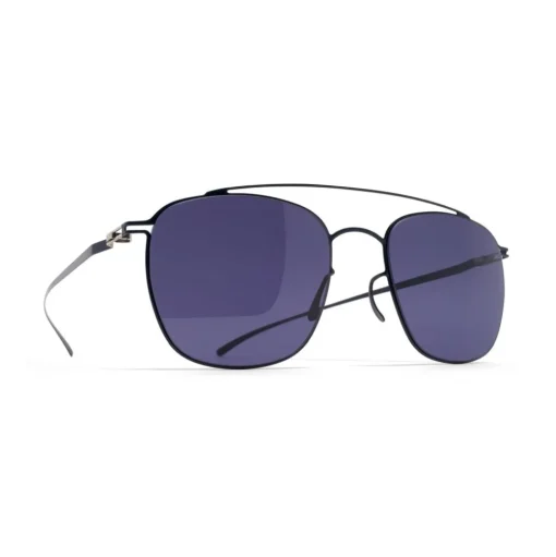 Mykita - MMESSE007 - Mykita & Maison Margiela - Dark Blue Indigo - Metal Collection - Sunglasses - Mykita Eyewear - Avvenice
