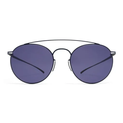 Mykita - MMESSE006 - Mykita & Maison Margiela - Dark Blue Indigo - Metal Collection - Sunglasses - Mykita Eyewear - Avvenice