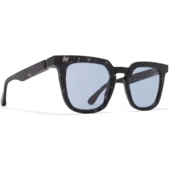 Mykita - MMRAW008 - Mykita & Maison Margiela - Black Havana Sky Blue - Acetate Collection - Sunglasses - Mykita Eyewear - Avvenice