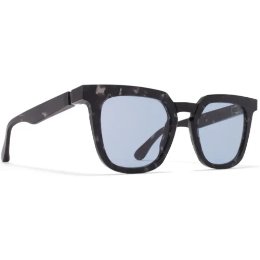 Mykita - MMRAW008 - Mykita & Maison Margiela - Black Havana Sky Blue - Acetate Collection - Sunglasses - Mykita Eyewear - Avvenice