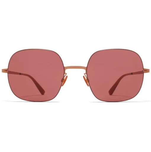 Mykita - Momo - Lessrim - Shiny Copper Purple - Metal Collection - Sunglasses - Mykita Eyewear - Avvenice