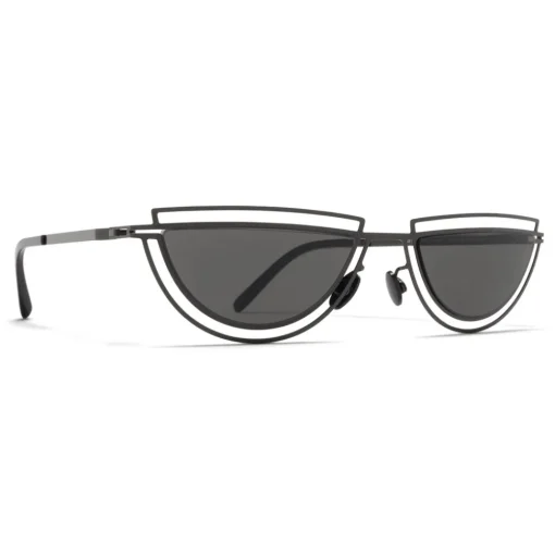 Mykita - Monogram - Mykita & Damir Doma - Black Dark Grey - Metal Collection - Sunglasses - Mykita Eyewear - Avvenice