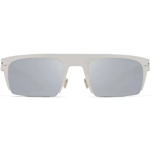 Mykita - New - Mykita & Bernhard Willhelm - Silver White - Metal Collection - Sunglasses - Mykita Eyewear - Avvenice