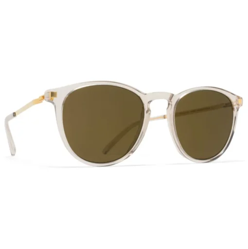 Mykita - Nukka - Lite - Champagne Gold Brown - Acetate Collection - Sunglasses - Mykita Eyewear - Avvenice