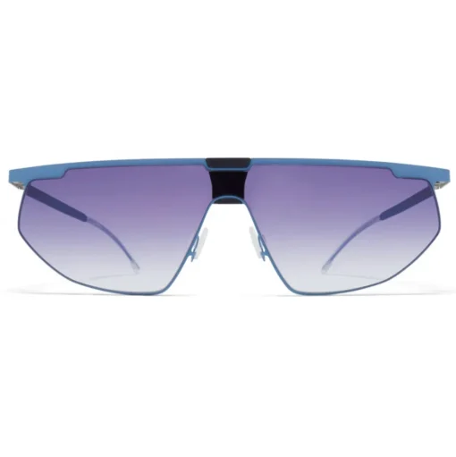 Mykita - Paris - Mykita & Bernhard Willhelm - Blue Grey Black - Metal Collection - Sunglasses - Mykita Eyewear - Avvenice