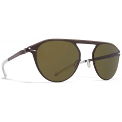 Mykita - Paulin - NO1 - Dark Brown Green - Metal Collection - Sunglasses - Mykita Eyewear - Avvenice