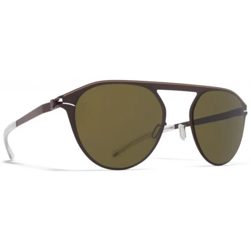 Mykita - Paulin - NO1 - Dark Brown Green - Metal Collection - Sunglasses - Mykita Eyewear - Avvenice