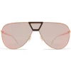 Mykita - Pepper - Mykita Mylon - Champagne Gold Brown - Metal Collection - Sunglasses - Mykita Eyewear - Avvenice
