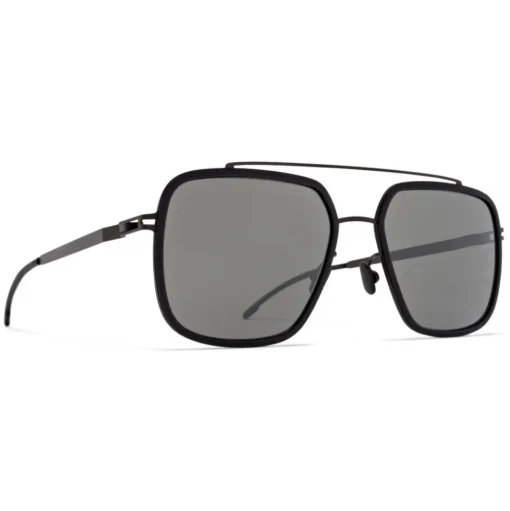 Mykita - Reed - Mykita Mylon - Black - Metal Collection - Sunglasses - Mykita Eyewear - Avvenice