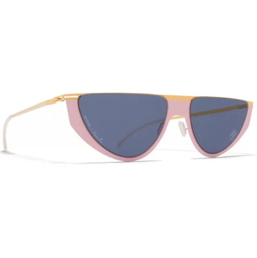 Mykita - Selina - Mykita & Martine Rose - Gold Rose Dark Grey - Metal Collection - Sunglasses - Mykita Eyewear - Avvenice