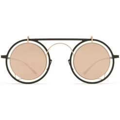 Mykita - Siru - Mykita & Damir Doma - Camo Green Champagne Gold - Metal Collection - Sunglasses - Mykita Eyewear - Avvenice