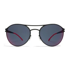 Mykita - Sparrow - Mykita First - Black Scarlet Flash - Metal Collection - Sunglasses - Mykita Eyewear - Avvenice