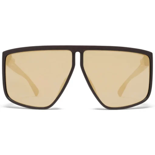 Mykita - Tequila - Mykita & Tim Coppens - Ebony Brown Gold - Mylon Collection - Sunglasses - Mykita Eyewear - Avvenice