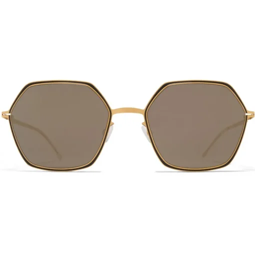 Mykita - Tilla - Decades - Gold Black Grey - Metal Collection - Sunglasses - Mykita Eyewear - Avvenice