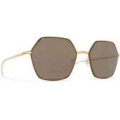 Mykita - Tilla - Decades - Gold Black Grey - Metal Collection - Sunglasses - Mykita Eyewear - Avvenice