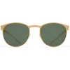 Mykita - Weston - NO1 - Frosted Gold Green - Metal Collection - Sunglasses - Mykita Eyewear - Avvenice
