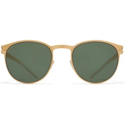 Mykita - Weston - NO1 - Frosted Gold Green - Metal Collection - Sunglasses - Mykita Eyewear - Avvenice