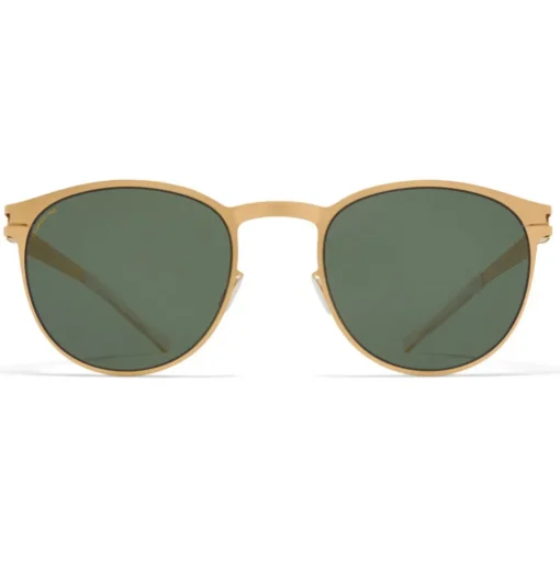 Mykita - Weston - NO1 - Frosted Gold Green - Metal Collection - Sunglasses - Mykita Eyewear - Avvenice