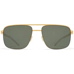 Mykita - Wilder - NO1 - Frosted Gold Green - Metal Collection - Sunglasses - Mykita Eyewear - Avvenice