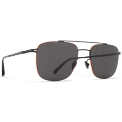 Mykita - Yuuto - Lessrim - Black Orange Dark Grey - Metal Collection - Sunglasses - Mykita Eyewear - Avvenice
