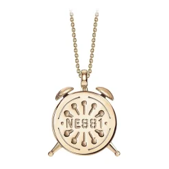 NESS1 - Alarm Necklace 9kt Rose Gold and Diamonds - Time Collection - Handcrafted Necklace - High Quality Luxury - Avvenice