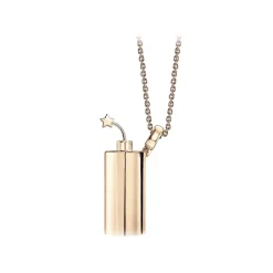 NESS1 - Have A Blast Necklace 9Kt Rose Gold and Diamonds - Sex Bomb Collection - Handcrafted Necklace - High Quality Luxury - Avvenice