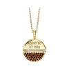 NESS1 - M.D.M.A Necklace 9Kt Yellow Gold and Diamond - Drug Collection - Handcrafted Necklace - High Quality Luxury - Avvenice