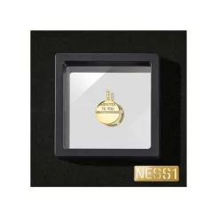 NESS1 - M.D.M.A Necklace 18Kt Yellow Gold and Diamonds - Drug Collection - Handcrafted Necklace - High Quality Luxury - Avvenice