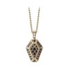 NESS1 - Pocket Coffin Necklace 18kt Rose Gold and Diamonds - Time Collection - Handcrafted Necklace - High Quality Luxury - Avvenice
