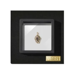 NESS1 - Pocket Coffin Necklace 18kt Rose Gold and Diamonds - Time Collection - Handcrafted Necklace - High Quality Luxury - Avvenice