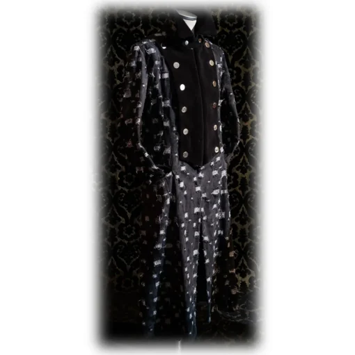 Nicolao Atelier - Denim Coat - Black for Man - Coat - Made in Italy - Luxury Exclusive Collection - Avvenice