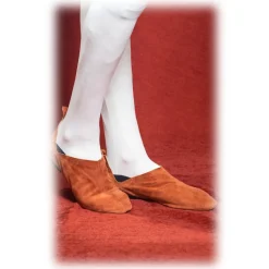 Nicolao Atelier - Man Shoe - Medieval Style (Suede) - Shoe - Made in Italy - Luxury Exclusive Collection - Avvenice