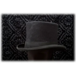 Nicolao Atelier - 800's Cylinder - Black - Hats - Made in Italy - Luxury Exclusive Collection - Avvenice