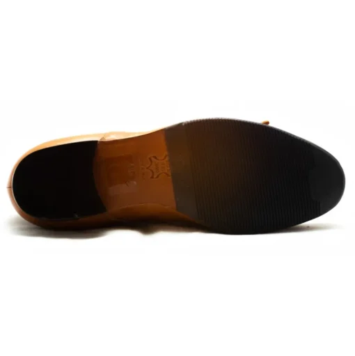 Nicolao Atelier - Slipper Shoe - Man Cognac Color with Fringe - Shoe - Made in Italy - Luxury Exclusive Collection - Avvenice