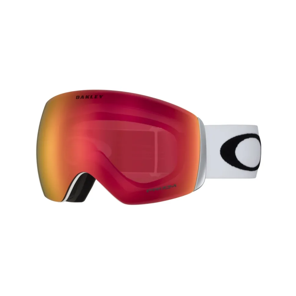 Oakley - Flight Deck™ L - Prizm Snow Torch Iridium - Matte White - Snow Goggles - Oakley Eyewear - Avvenice