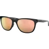 Oakley - Leadline - Prizm Rose Gold Polarized - Polished Black - Sunglasses - Oakley Eyewear - Avvenice