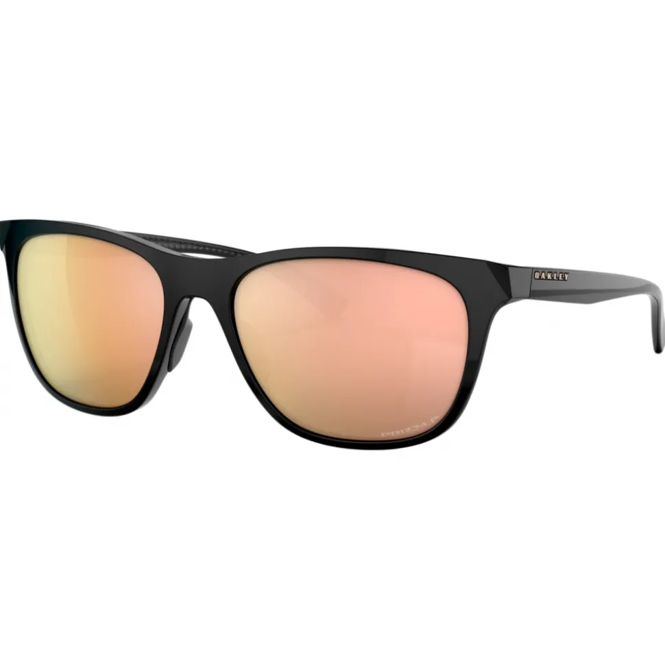Oakley - Leadline - Prizm Rose Gold Polarized - Polished Black - Sunglasses - Oakley Eyewear - Avvenice