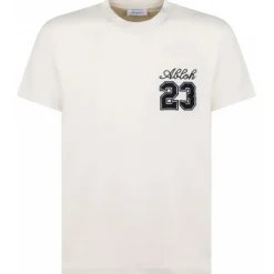 Off-White - 23 Skate T-Shirt - Light Beige - Exclusive Luxury Collection - Avvenice