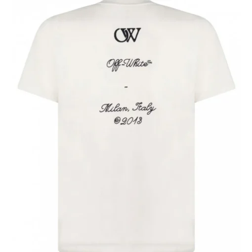 Off-White - 23 Skate T-Shirt - Light Beige - Exclusive Luxury Collection - Avvenice