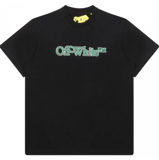 Off-White - Black and Green T-Shirt - Exclusive Luxury Collection - Avvenice